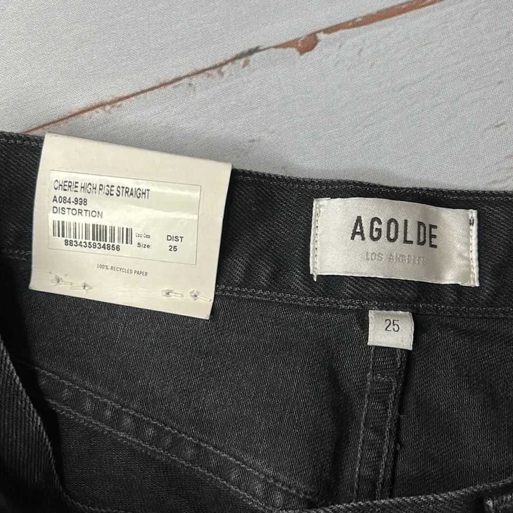 NWT - Agolde Cherie High Rise Straight Jeans - Size 25